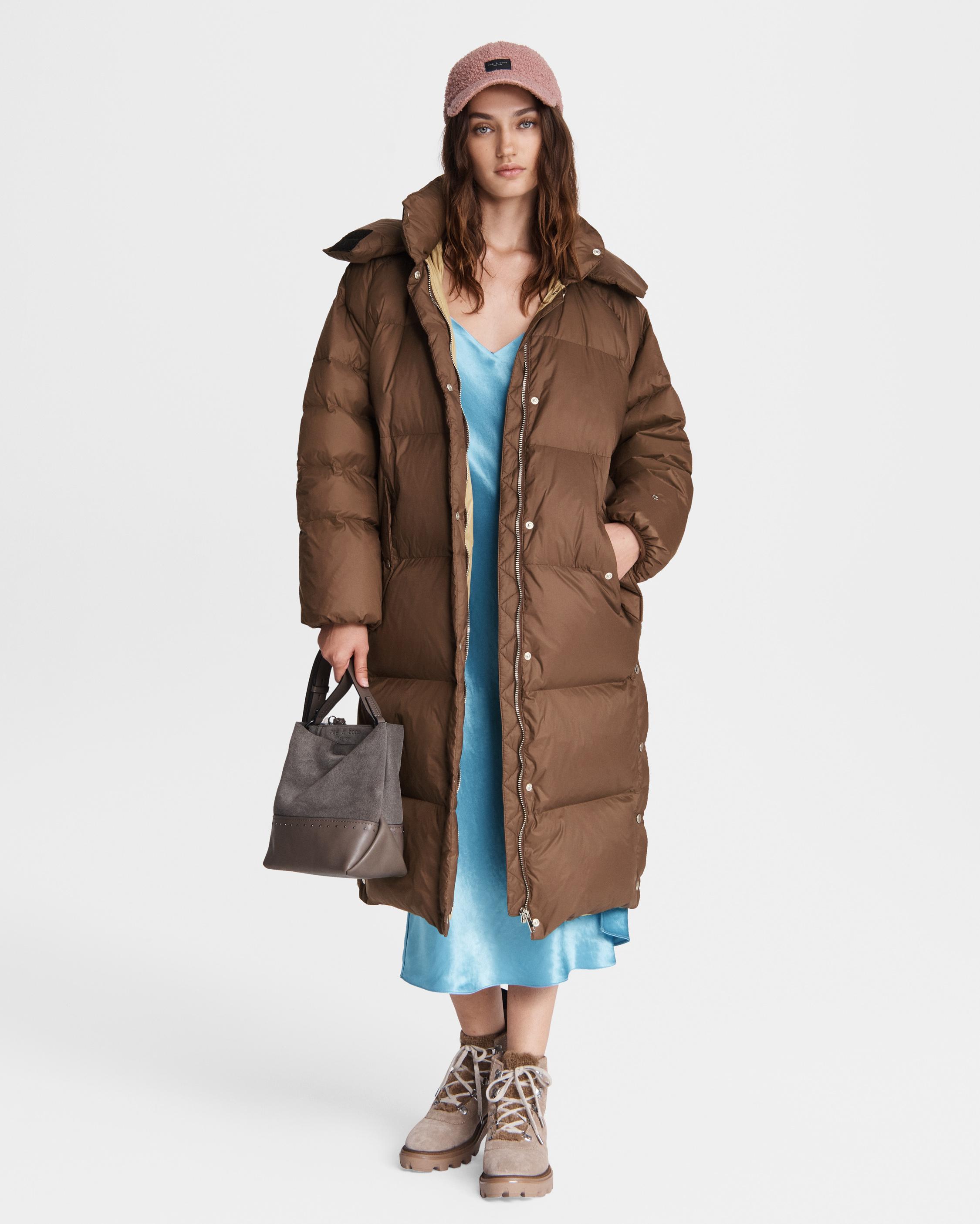 Joelle Nylon Long Puffer Jacket image number 1