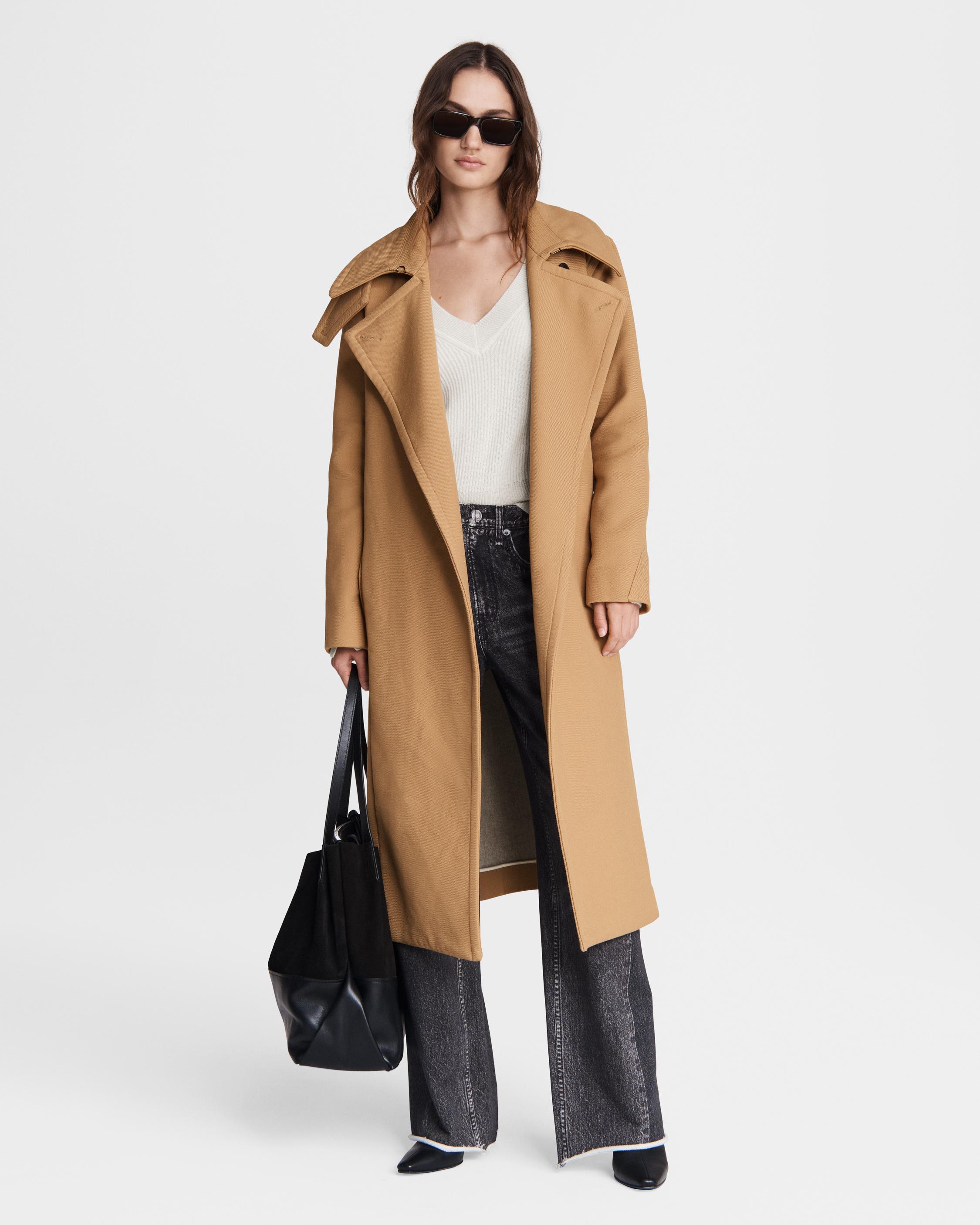 Amber Wool Blend Trench rag bone