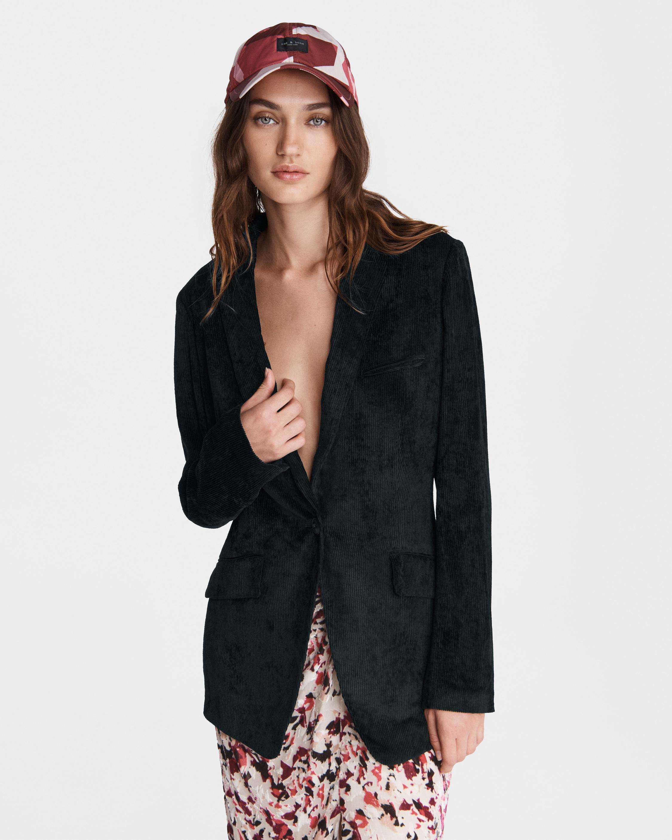 Margot Corduroy Plaid Blazer rag bone