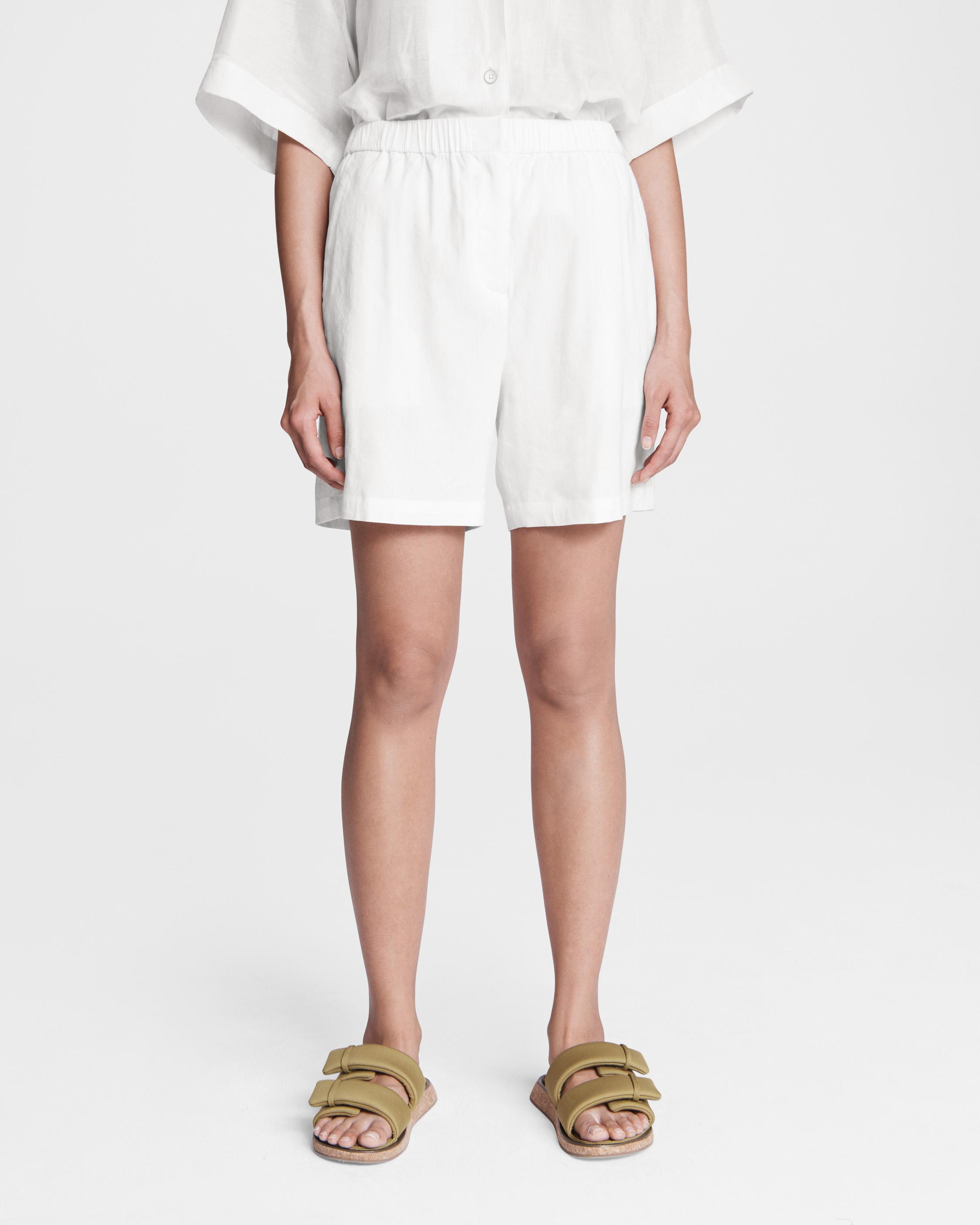 Buy the Maye Linen Blend Short | rag & bone