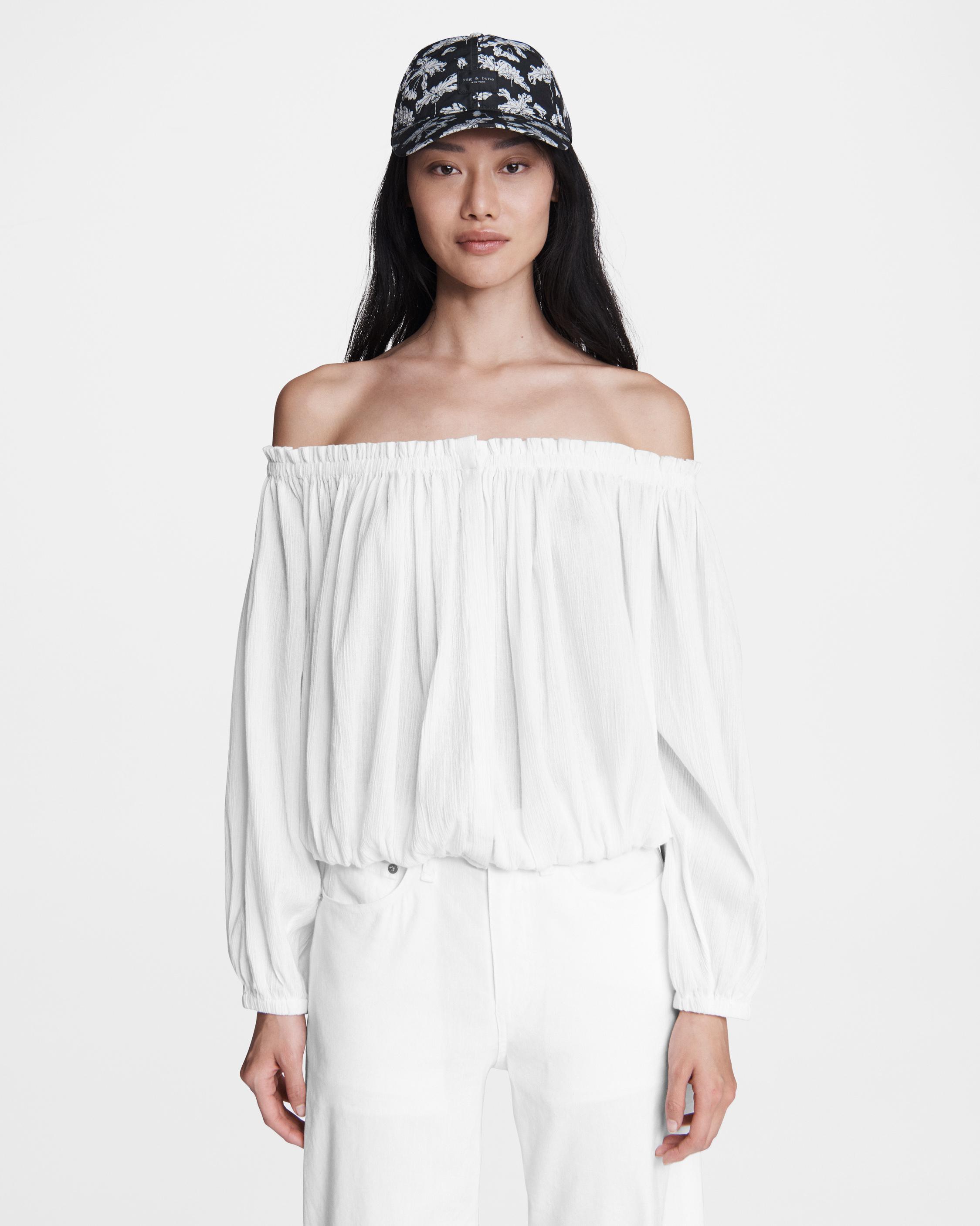 Rag and bone off the shoulder top on sale