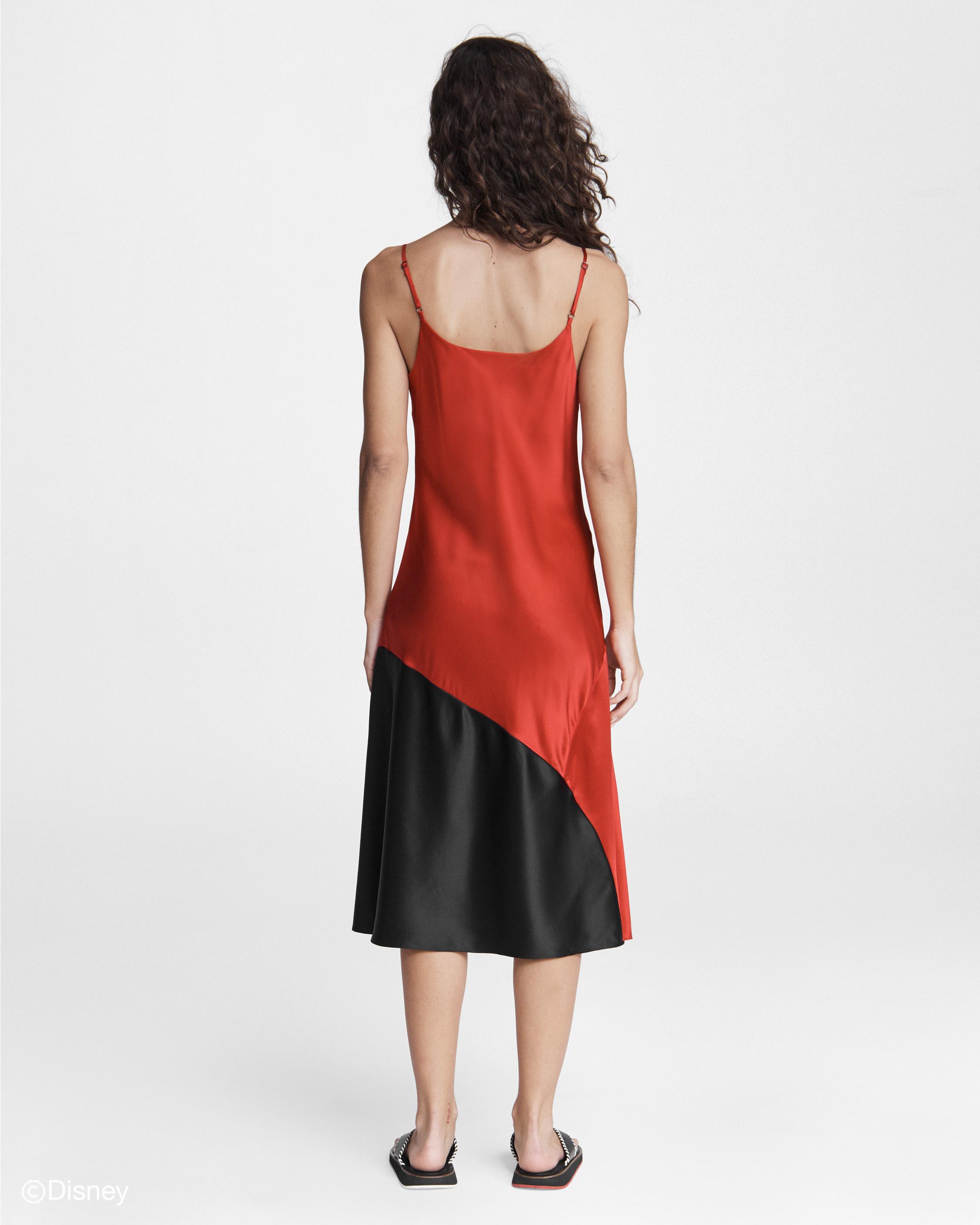 Cruella Midi Slip Dress Red rag bone