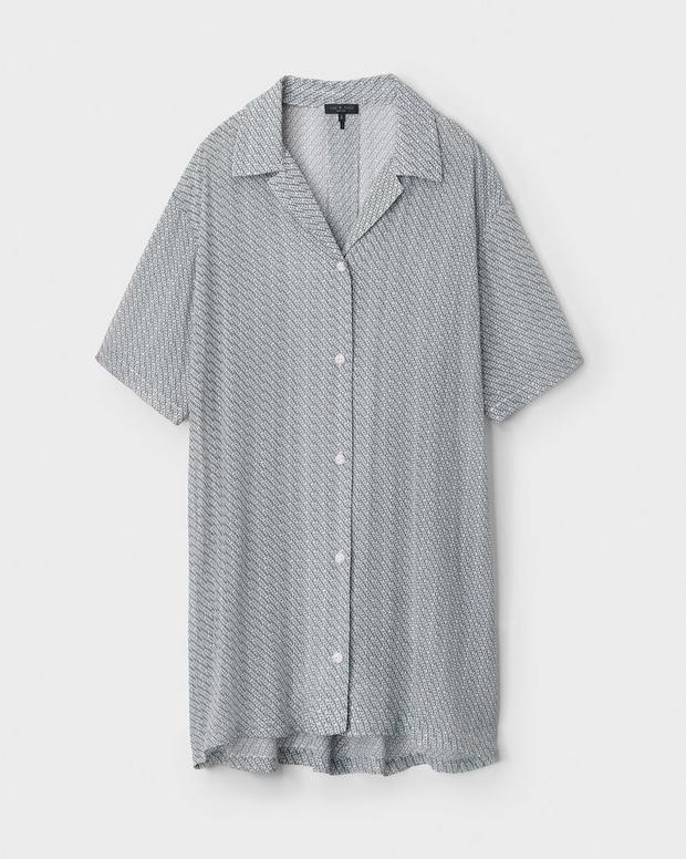 Reed Printed Mini Shirt Dress image number 2