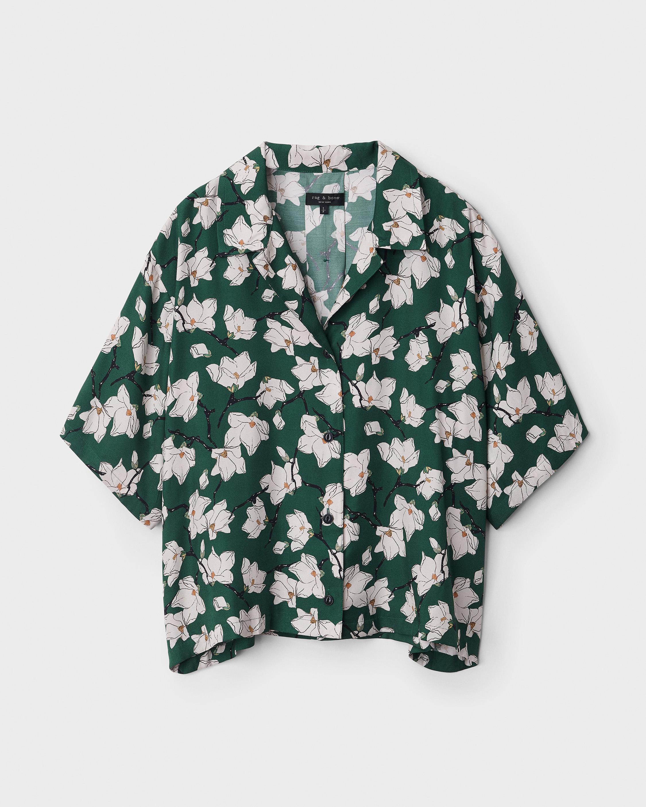 Reed Floral Silk Blend Blouse image number 2