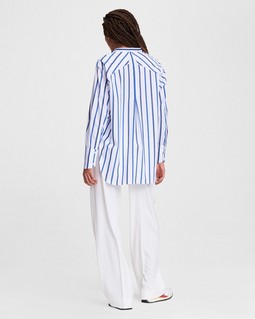 Allison Striped Cotton Tunic image number 5