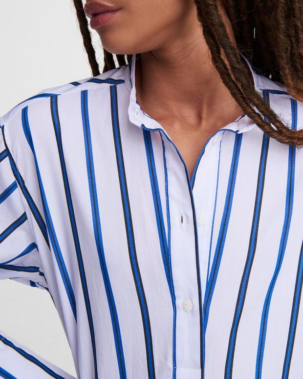 Allison Striped Cotton Tunic image number 6