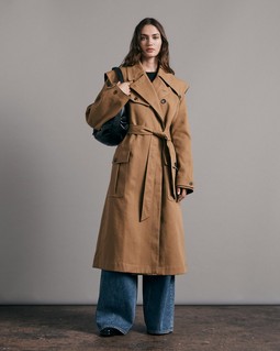Gianna Twill Trench image number 1