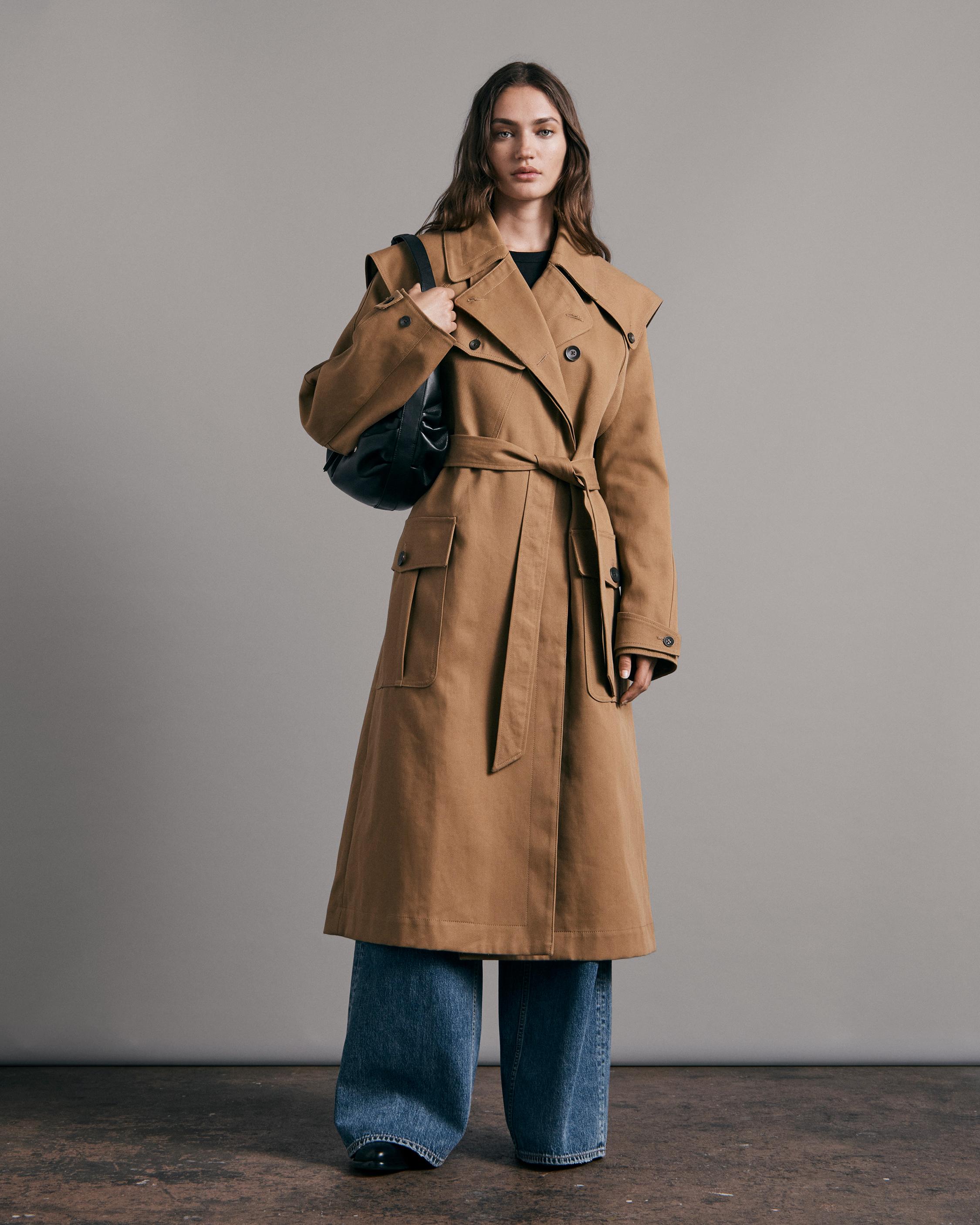 Gianna Twill Trench image number 1