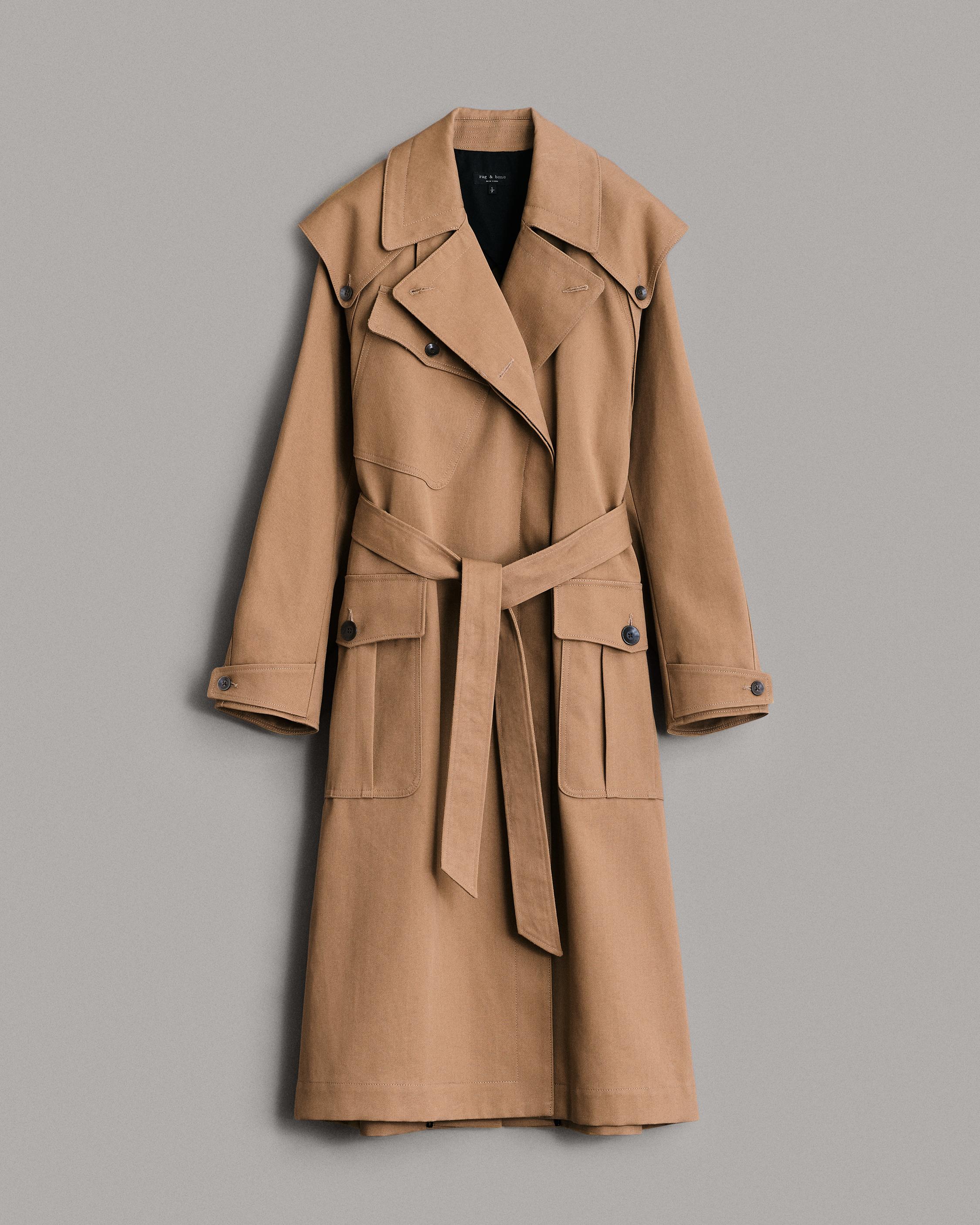 Buy the Gianna Twill Trench | rag & bone