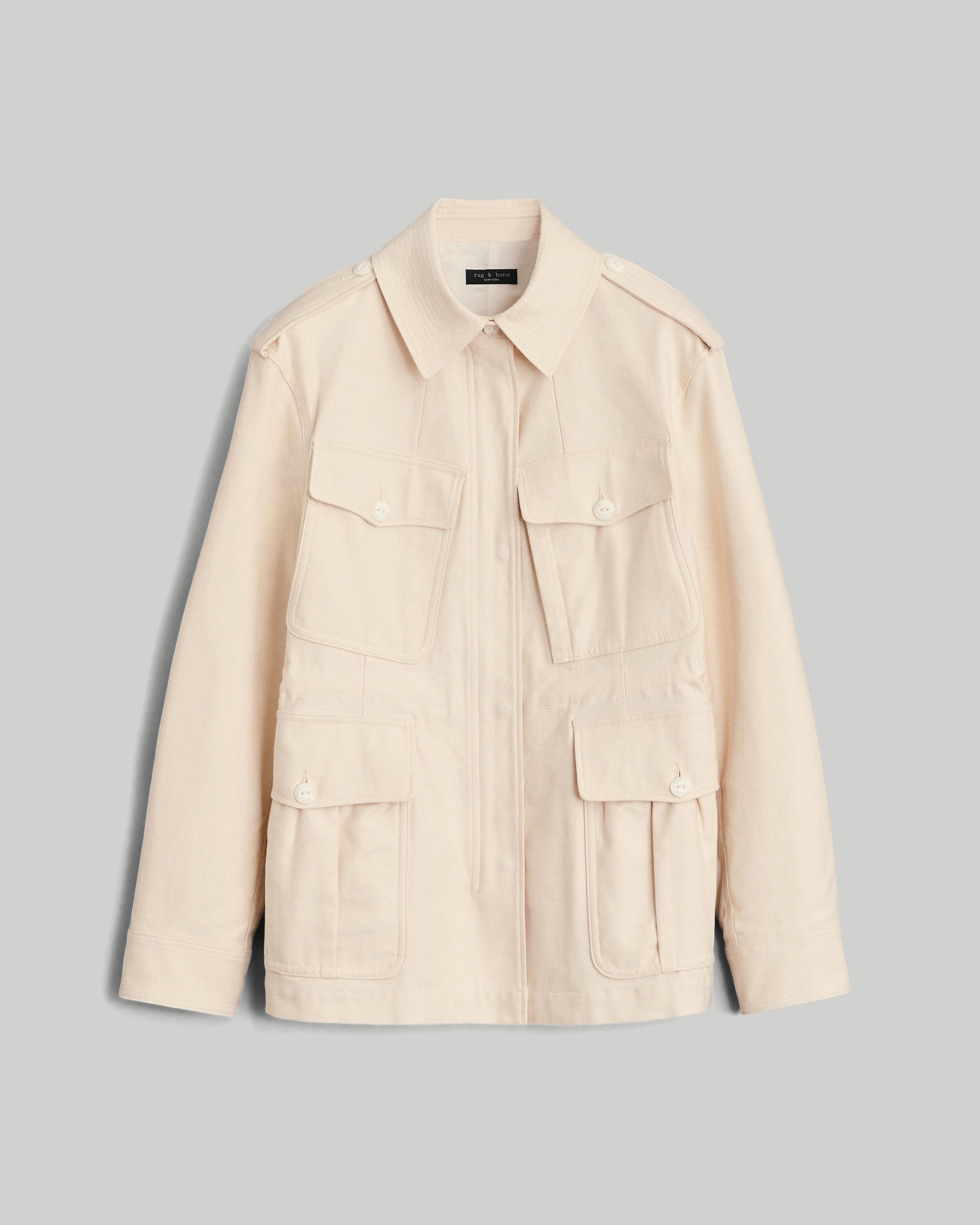Buy the Lorenz Cotton Military Jacket | rag & bone
