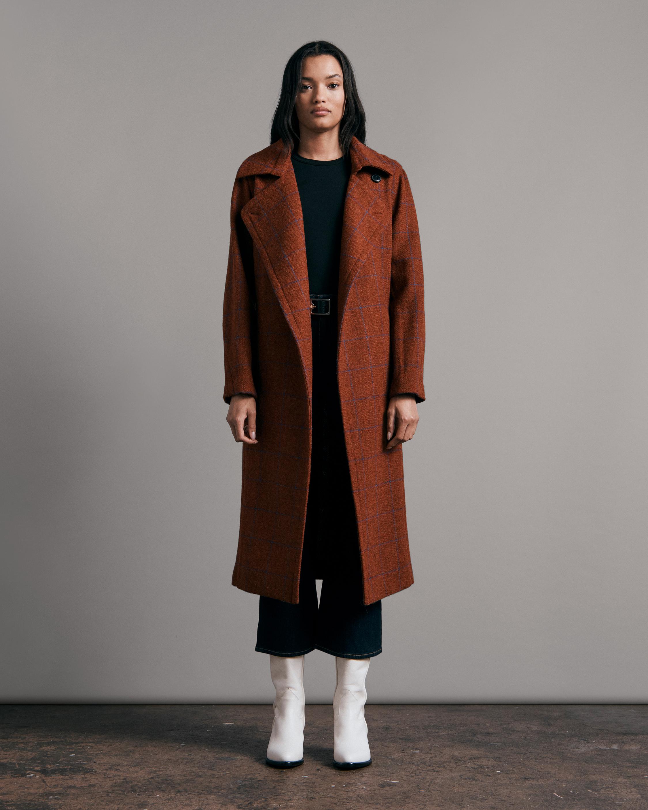 Buy the Amber Tweed Trench | rag & bone