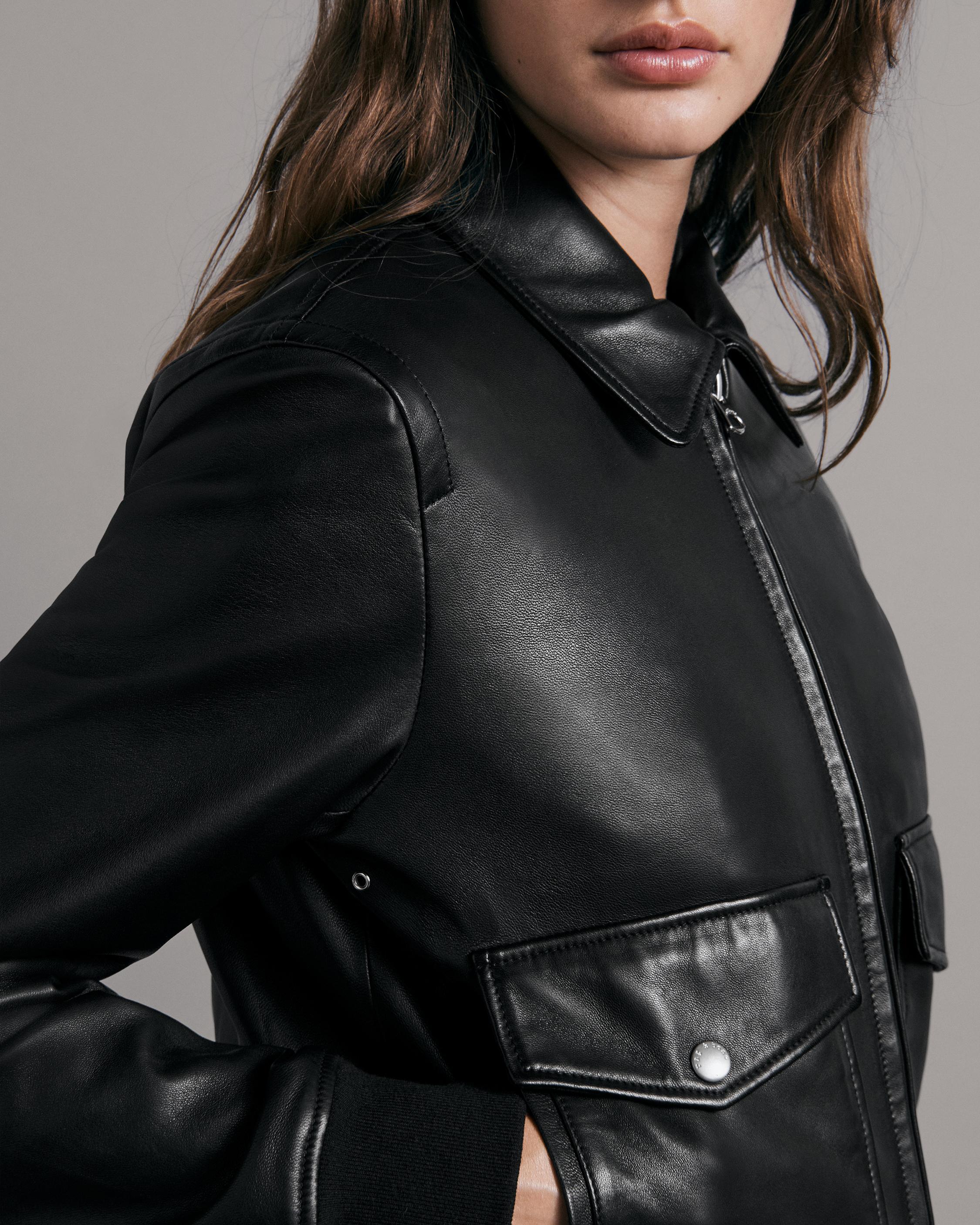 Rag and bone 2025 black leather jacket