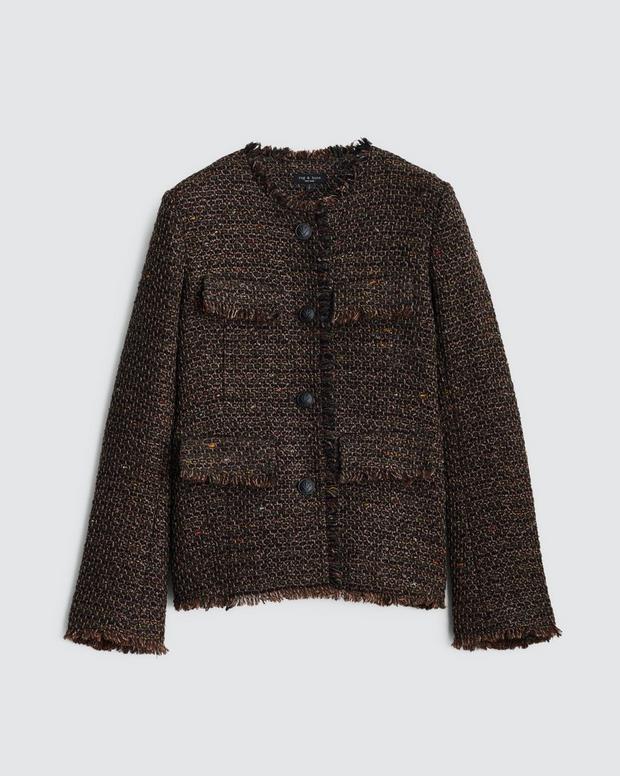 Ezra Tweed Blazer - Brown | rag & bone Ezra Tweed Blazer - Brown | rag & bone
