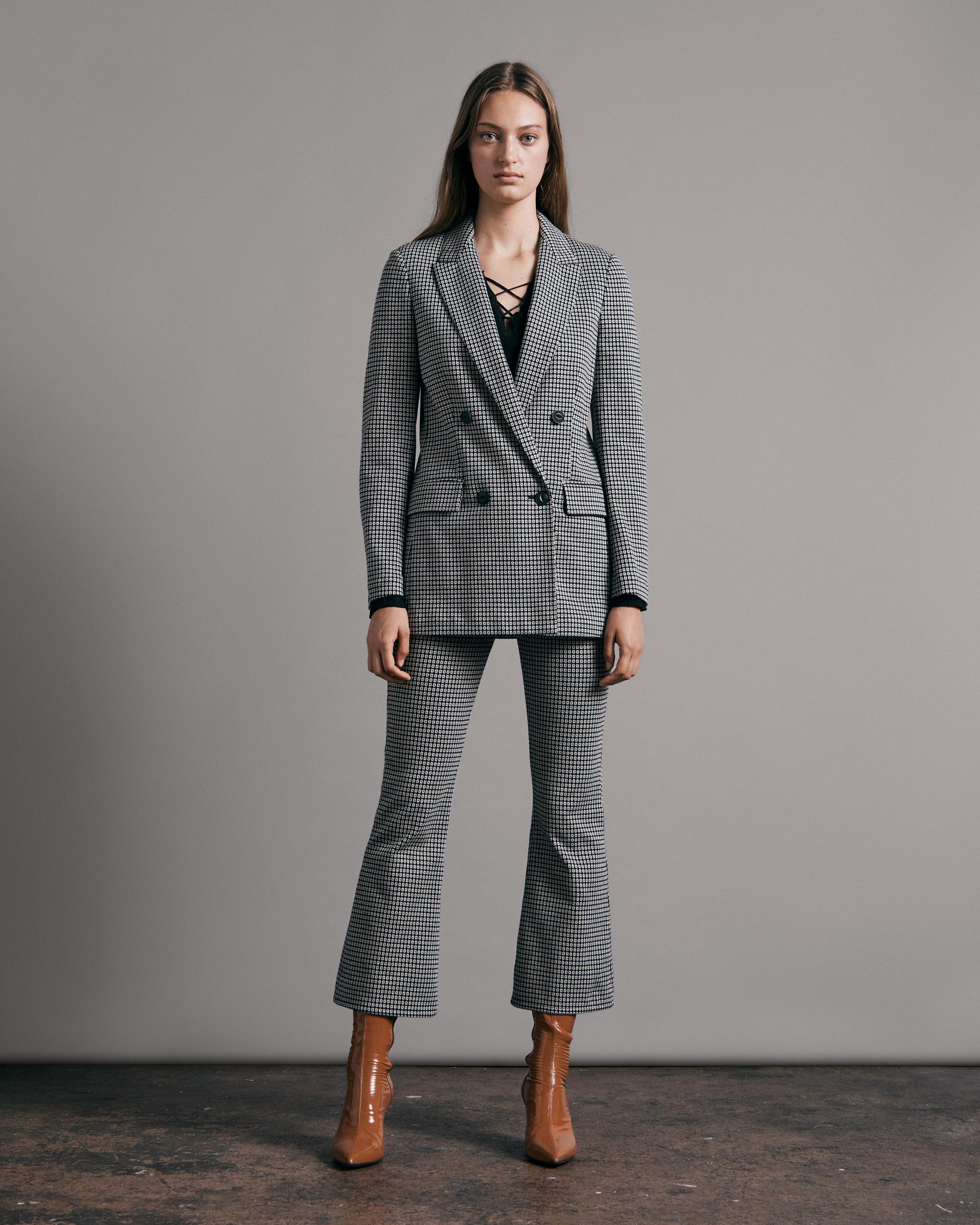 Andie Geo Cotton Blazer