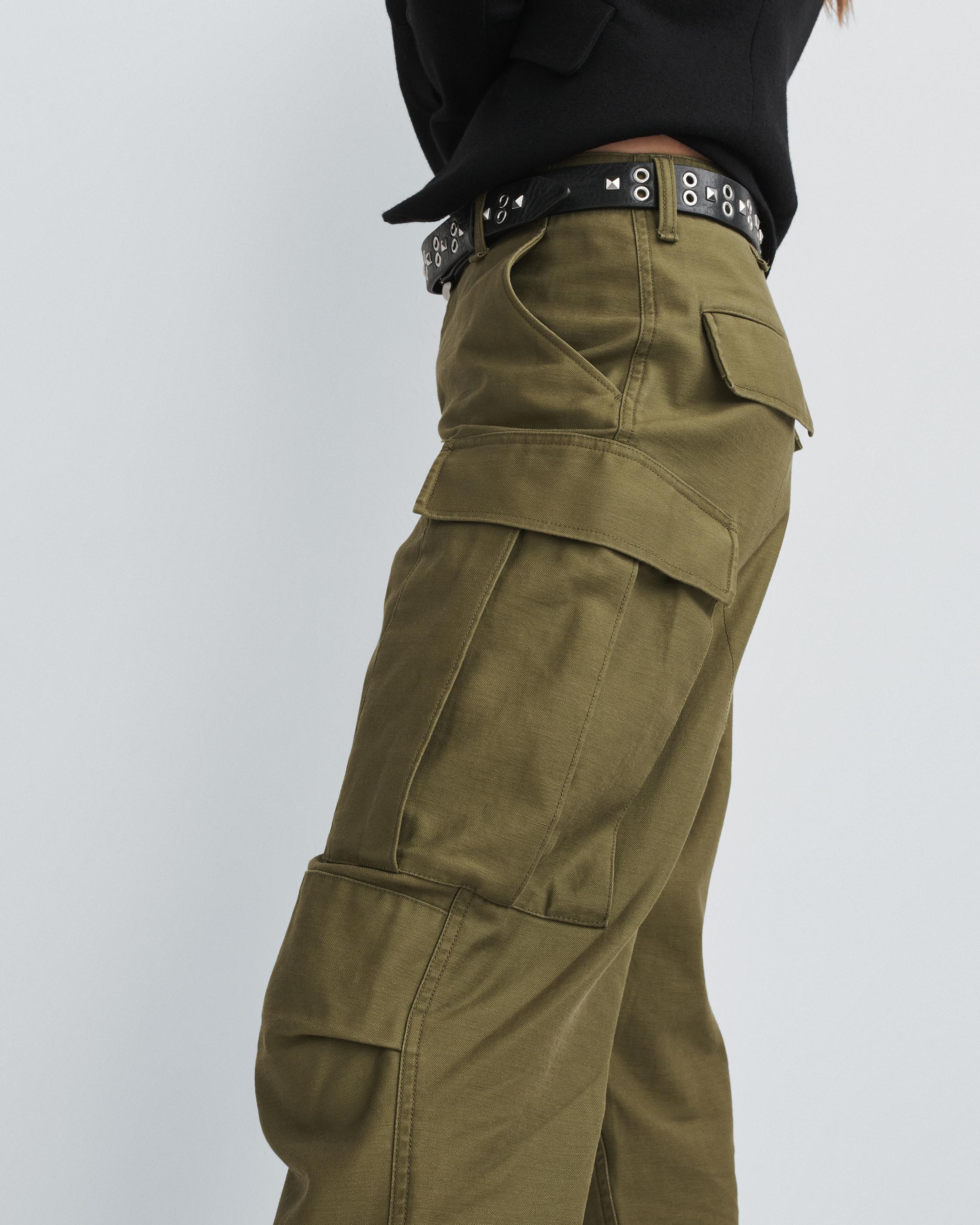 Sands Cotton Cargo Pant - Army Green