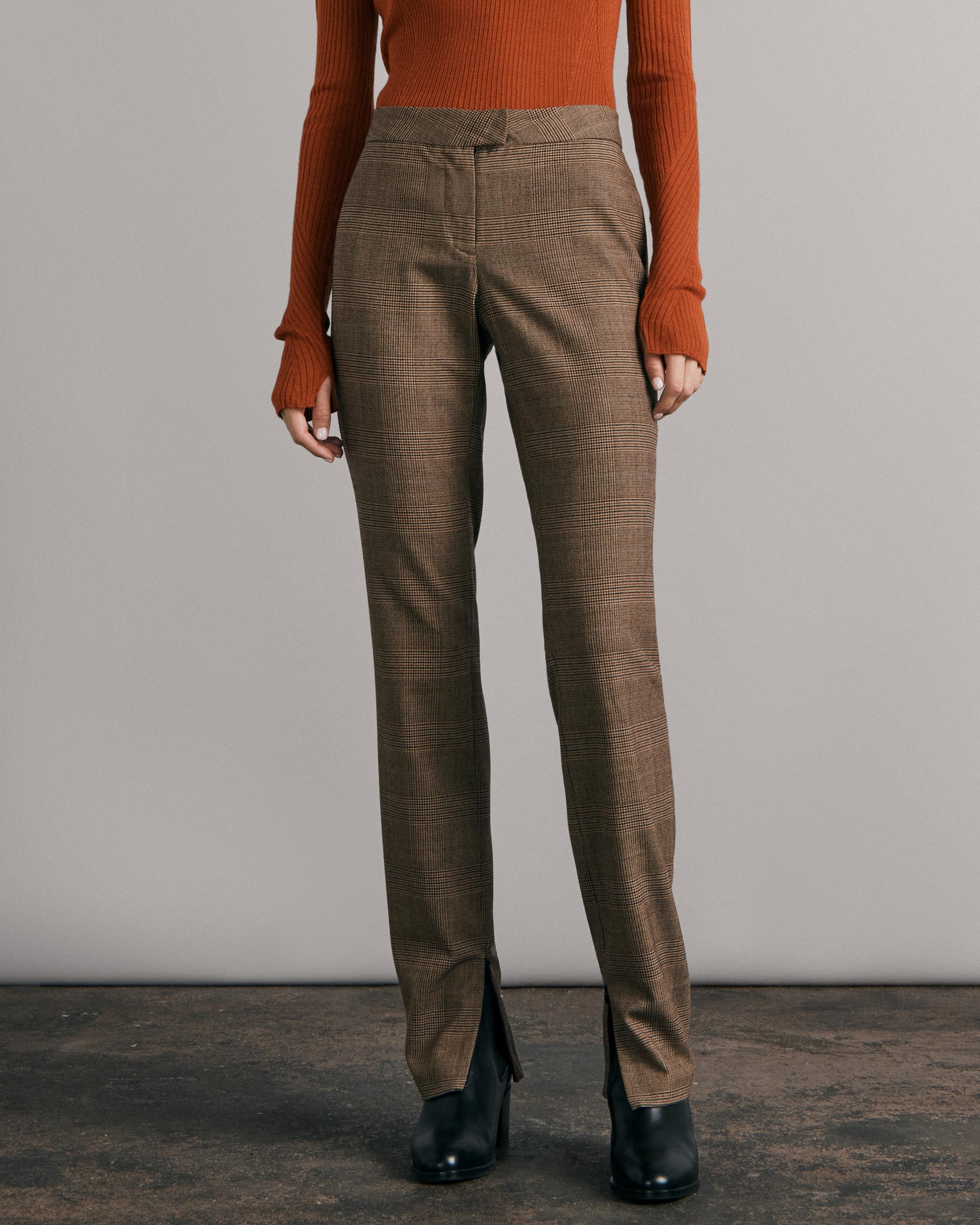 Rebecca Plaid Wool Pant image number 1