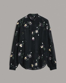 Stevie Floral Embroidery Button Down Shirt image number 2