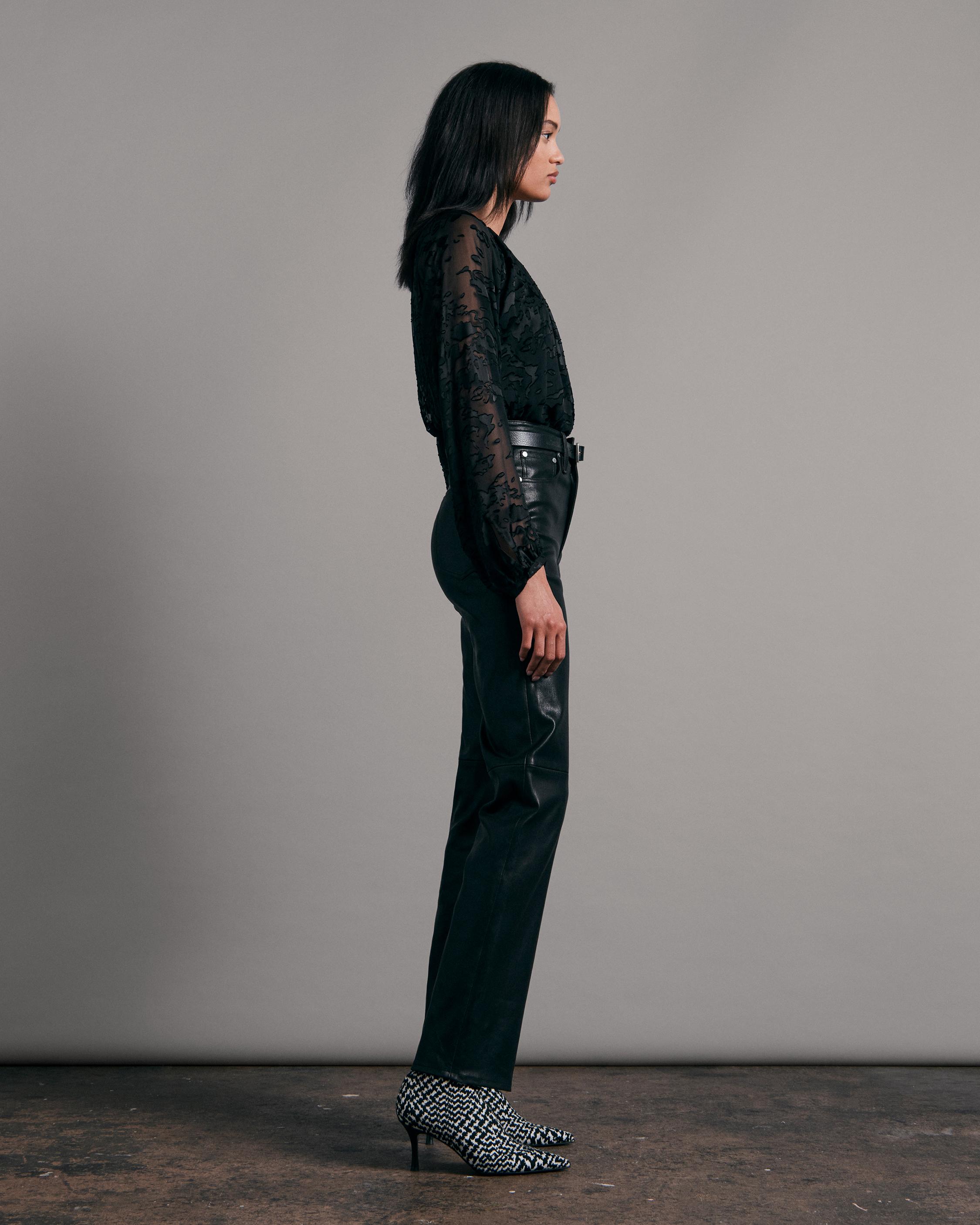 rag & bone yuni burnout blouse