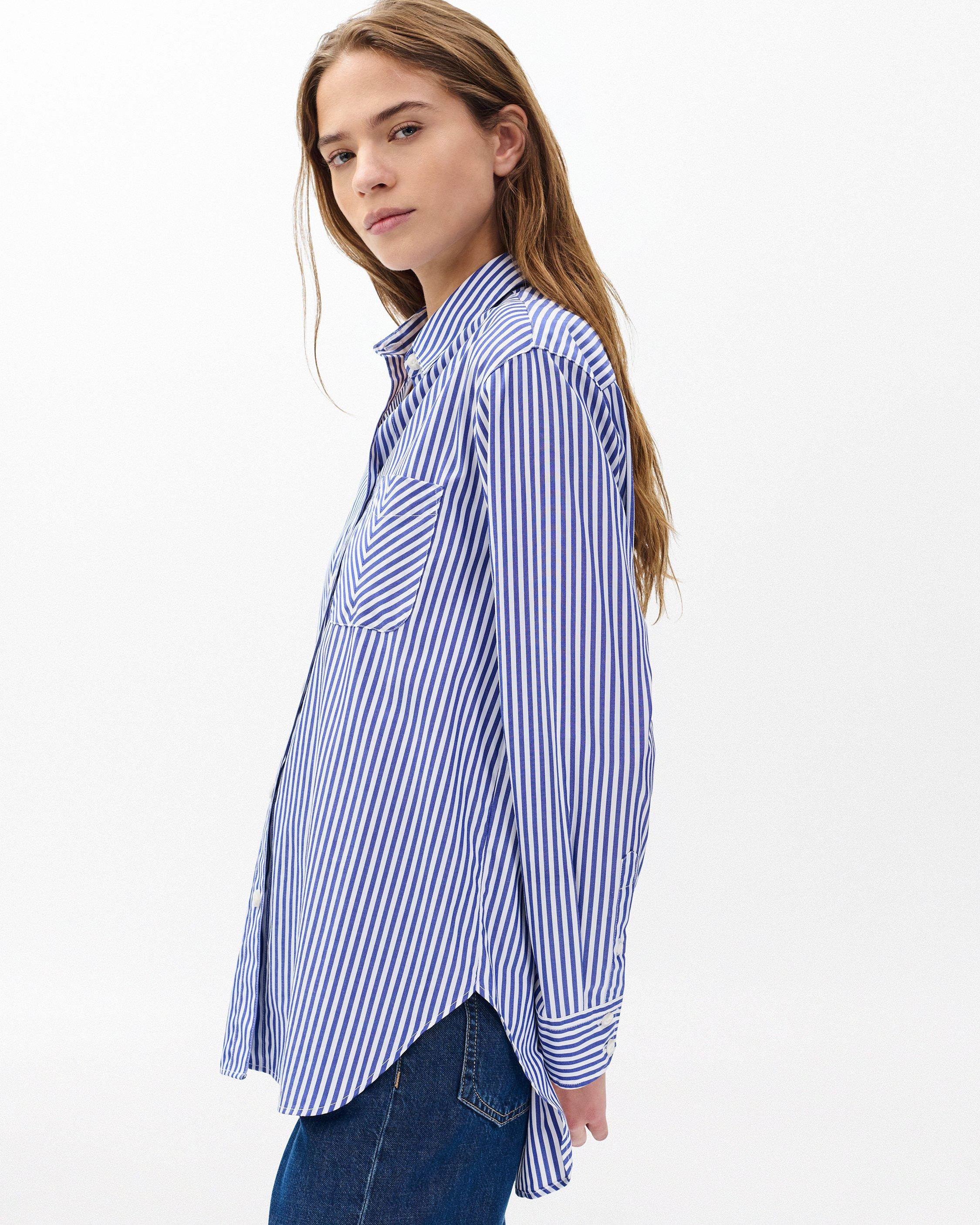 Maxine Poplin Stripe Shirt - image 4