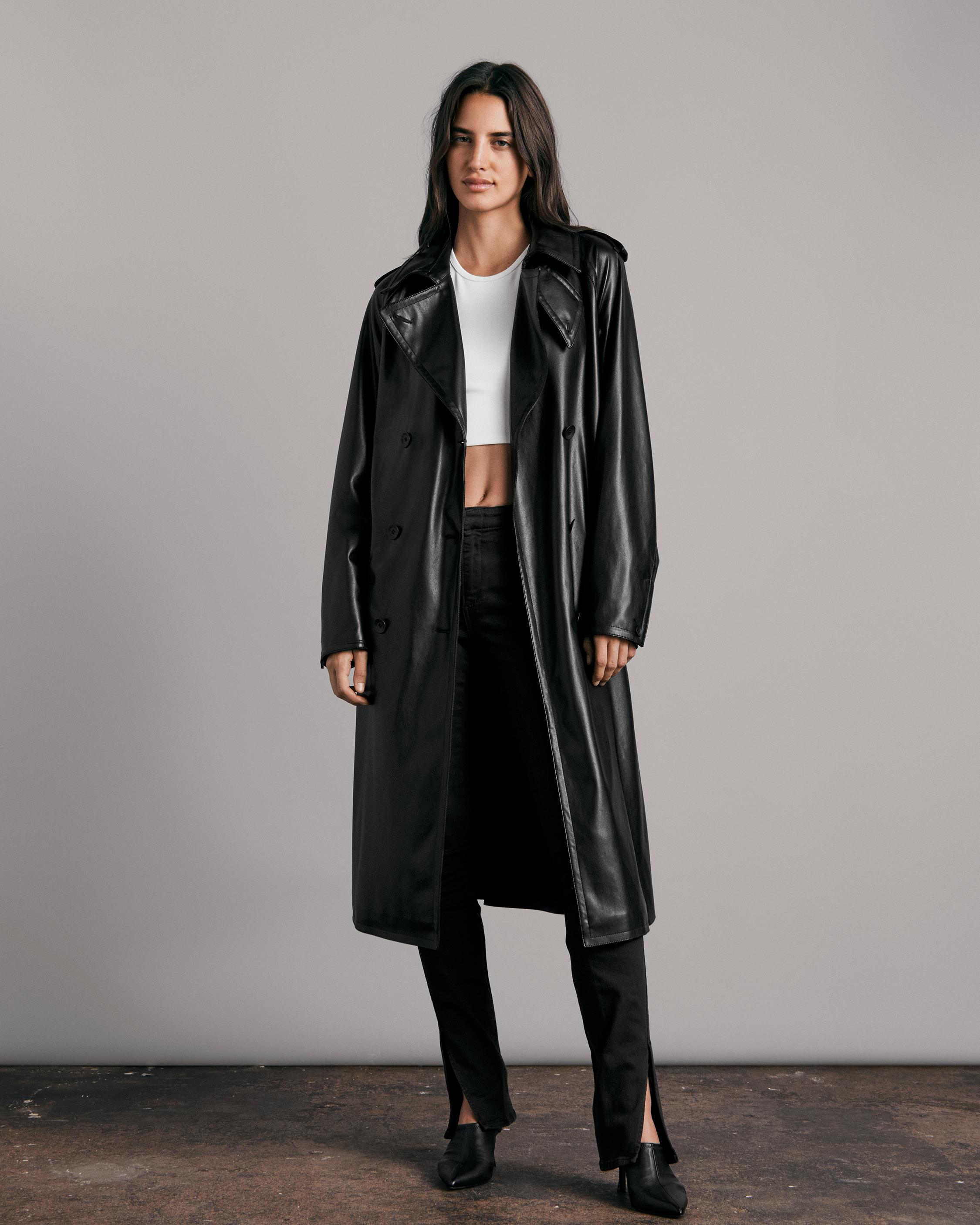 Gwyn Faux Leather Coat image number 1