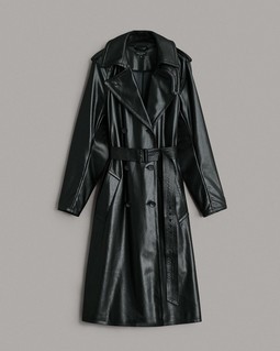 Gwyn Faux Leather Coat image number 2