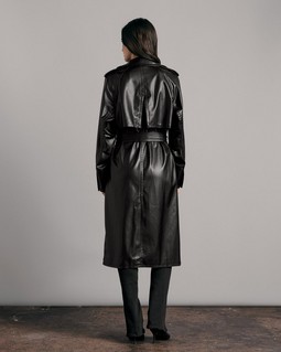 Gwyn Faux Leather Coat image number 4