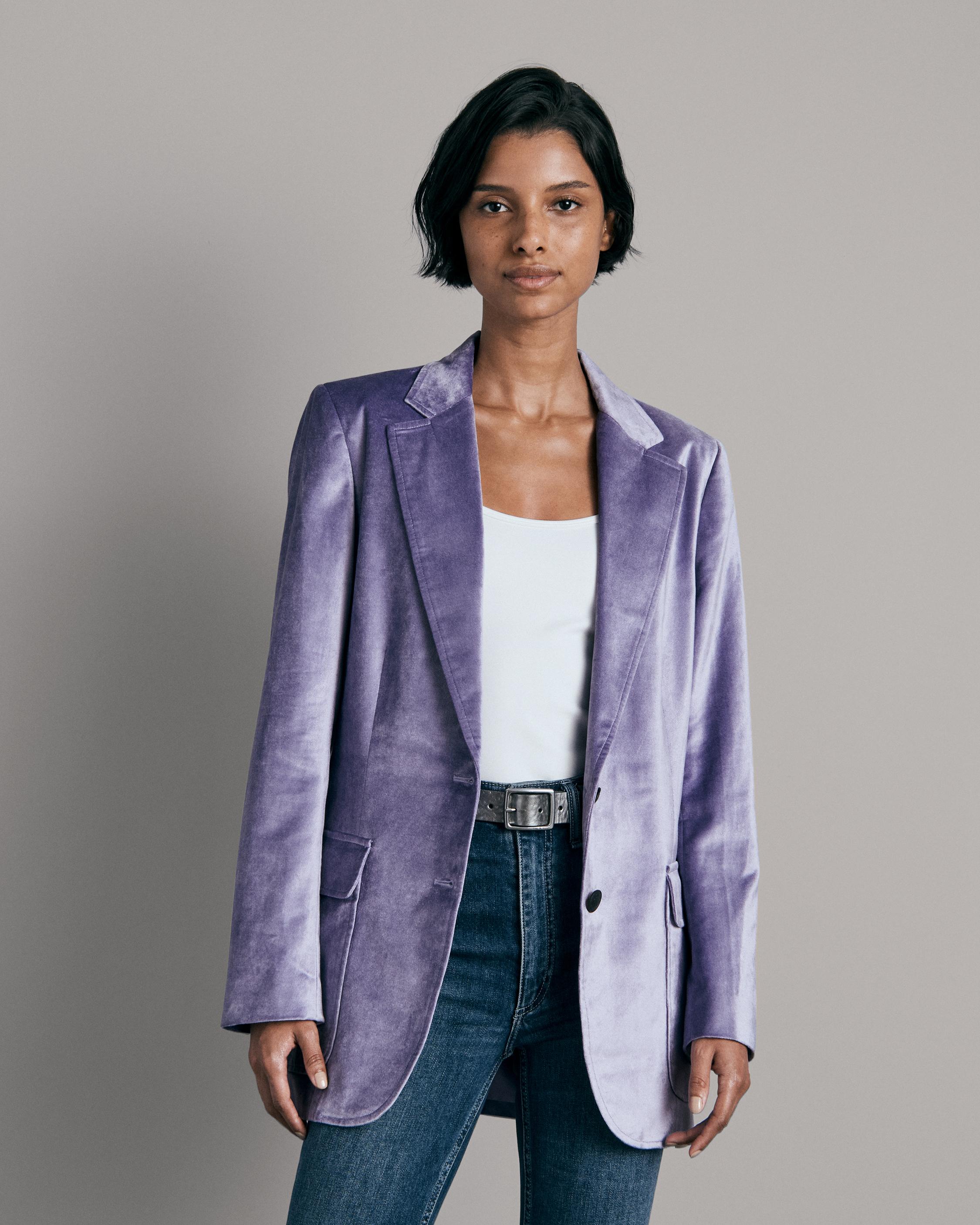 Rag and bone rei velvet blazer hotsell