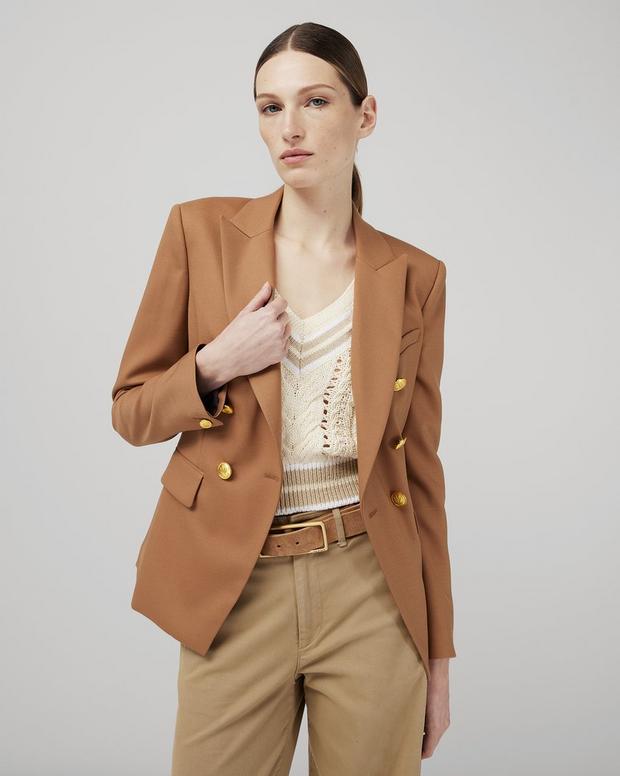 Preston Twill Blazer - Dark Tan | rag & bone Preston Twill Blazer - Dark Tan | rag & bone