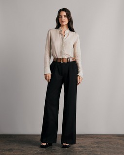 Shelly Wide Leg Crepe Pant image number 1