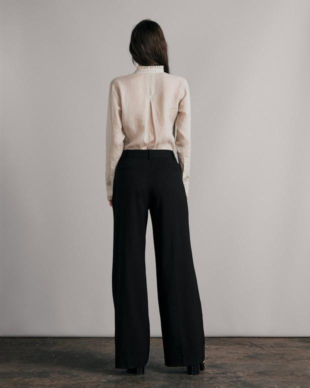 Shelly Wide Leg Crepe Pant image number 5