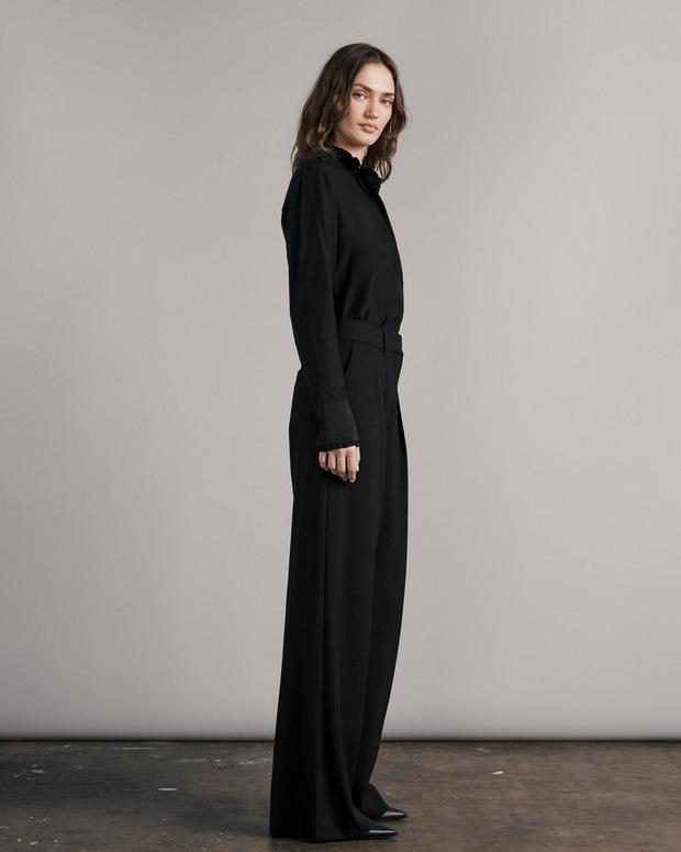 Shelly Wide Leg Wool Pant image number 4