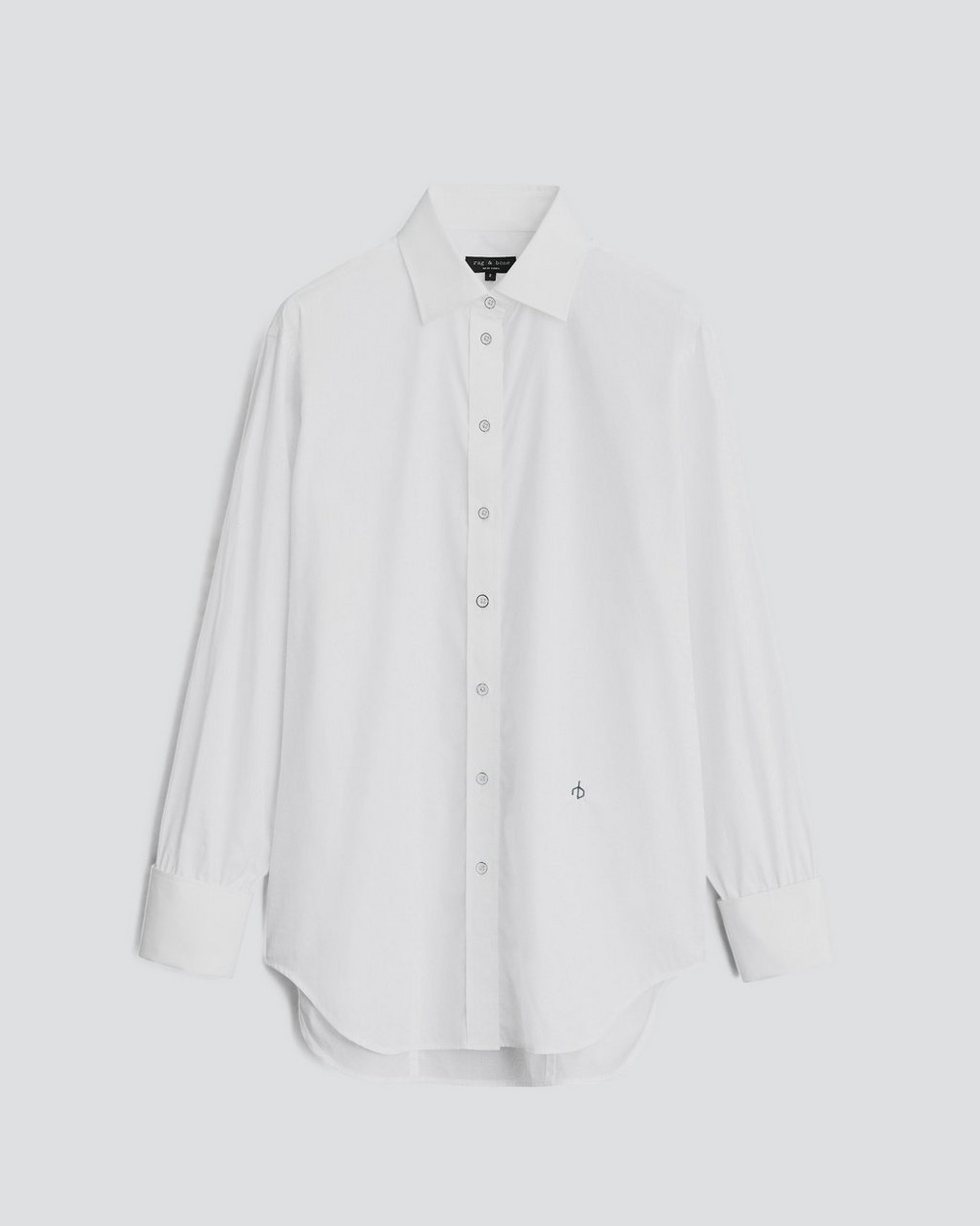 Diana Cotton Poplin Button Down Shirt