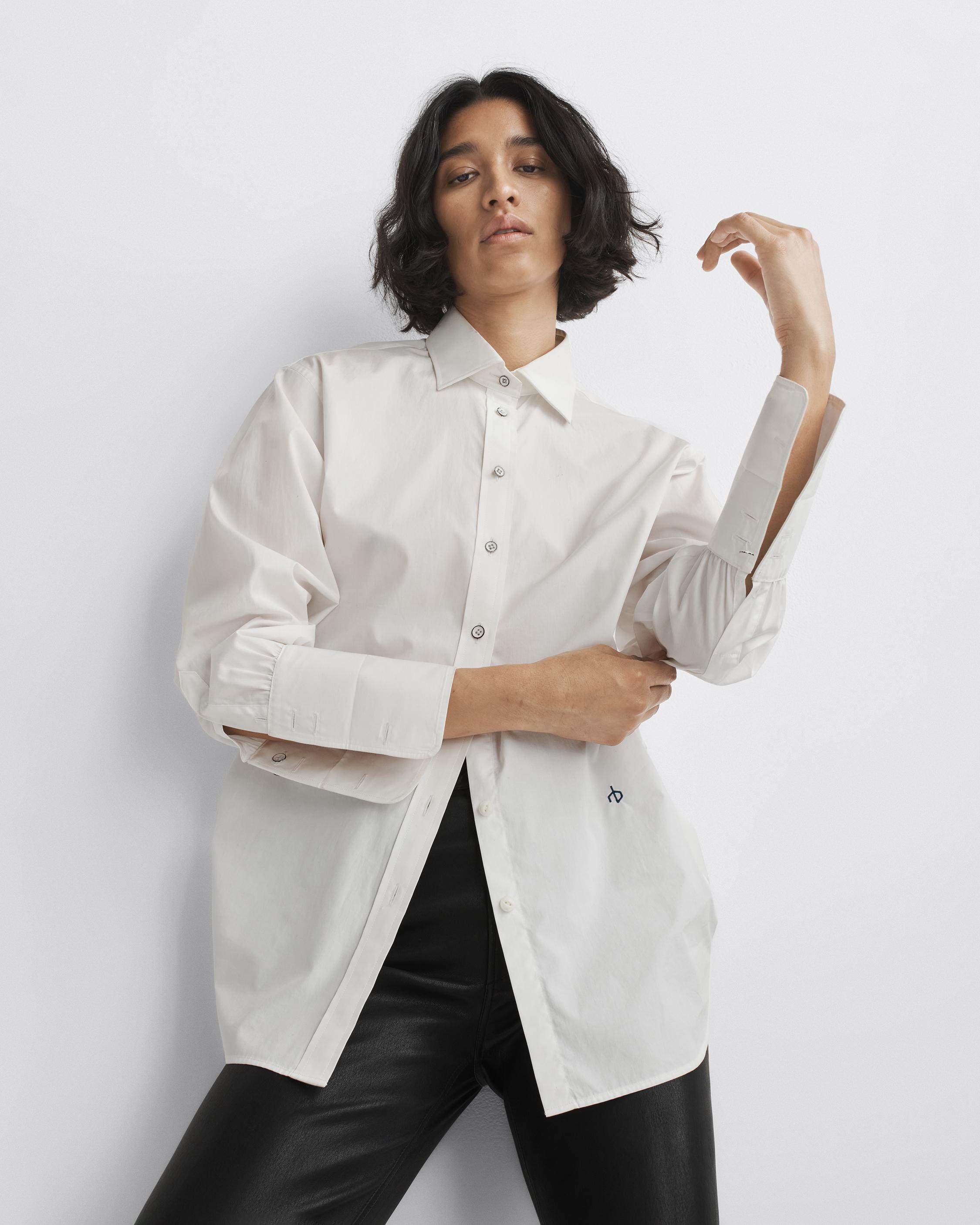 Diana Cotton Poplin Shirt - White | rag & bone