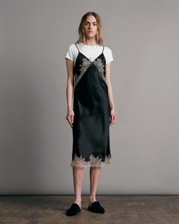 Logan Lace Midi Slip Dress image number 1