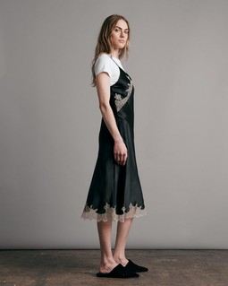 Logan Lace Midi Slip Dress image number 3