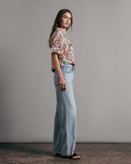 Mare Cropped Floral Shirt image number 4