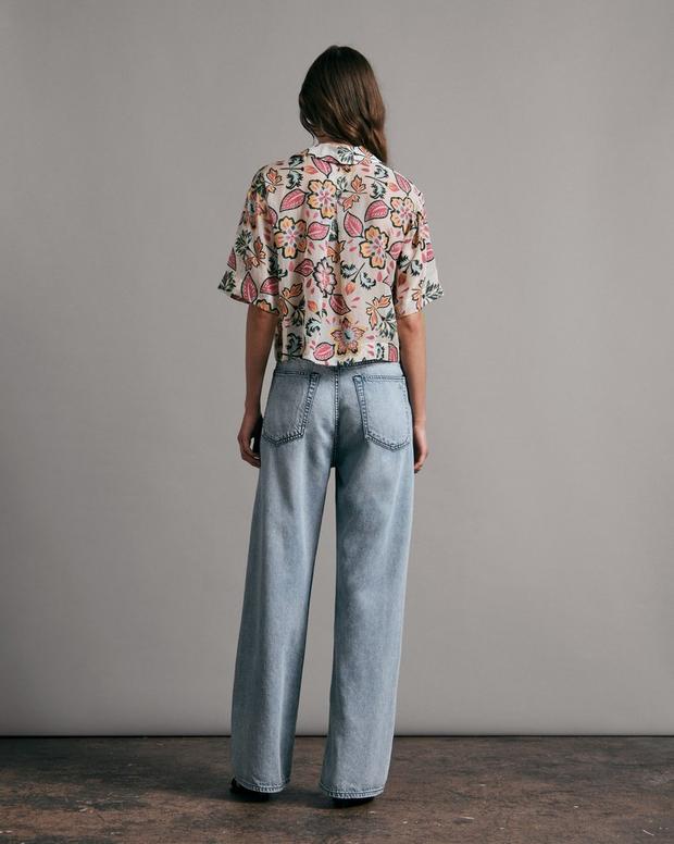 Mare Cropped Floral Shirt image number 5