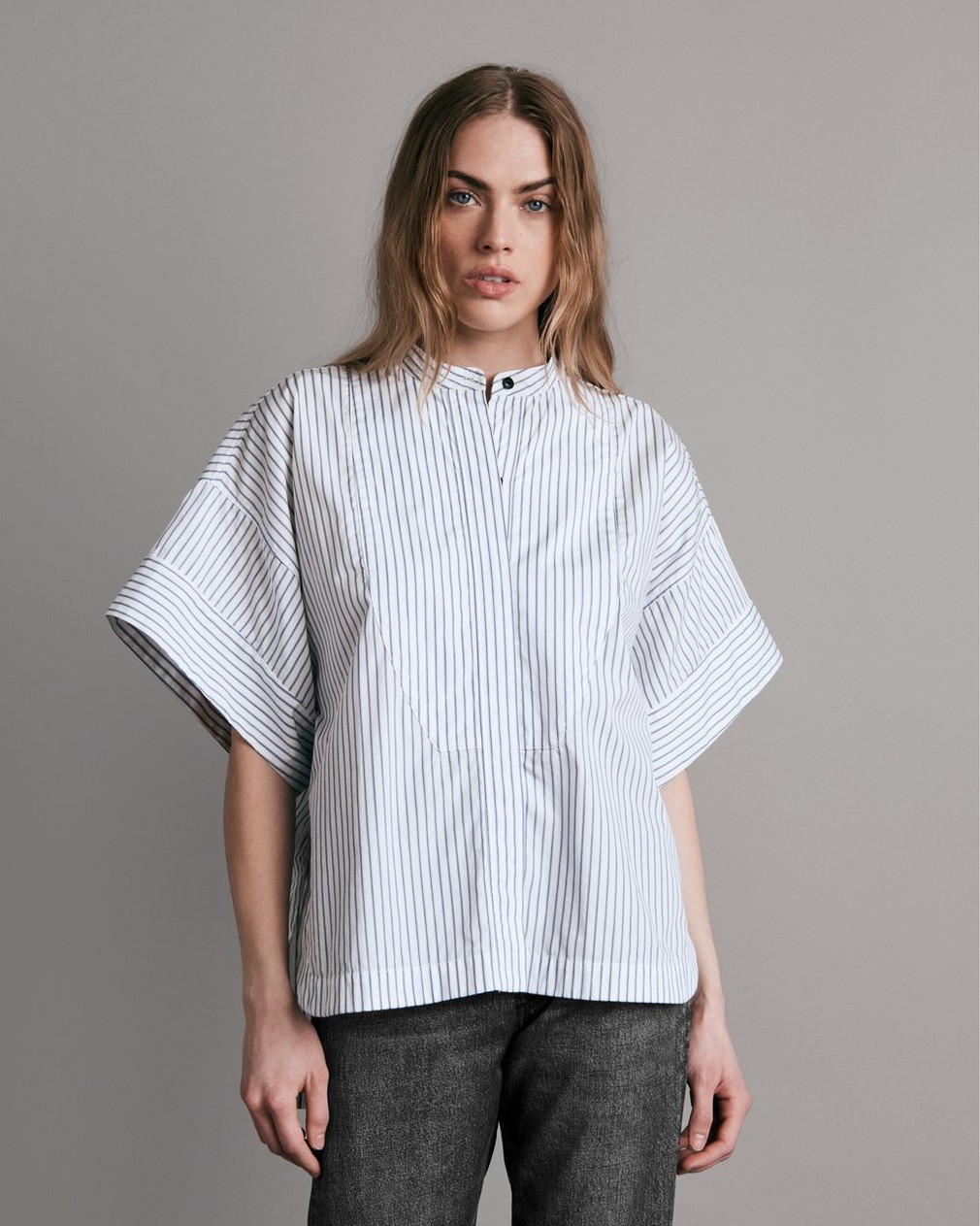 Laura Cotton Stripe Shirt