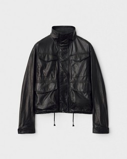 Trail Cropped Leather Jacket image number 2