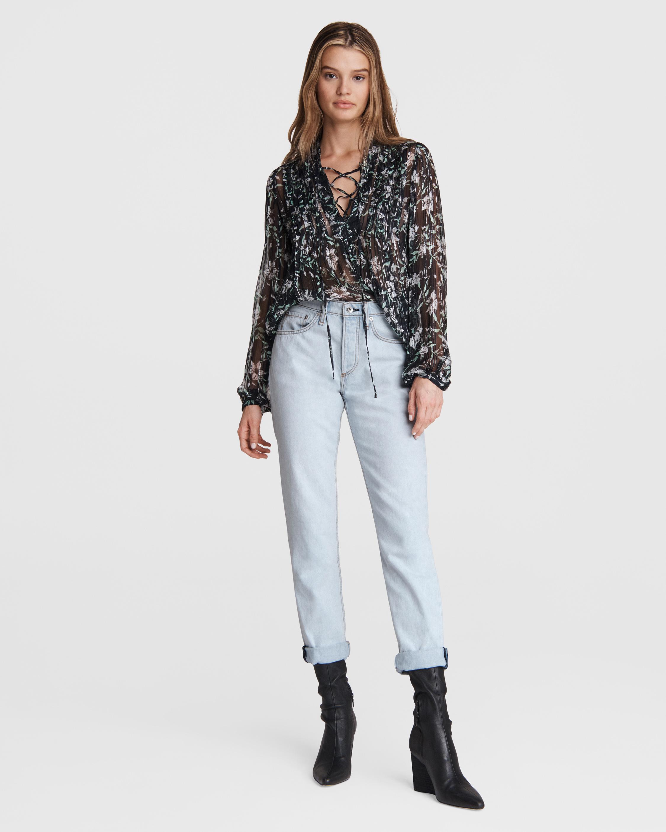 Sachi Floral Viscose Top image number 3