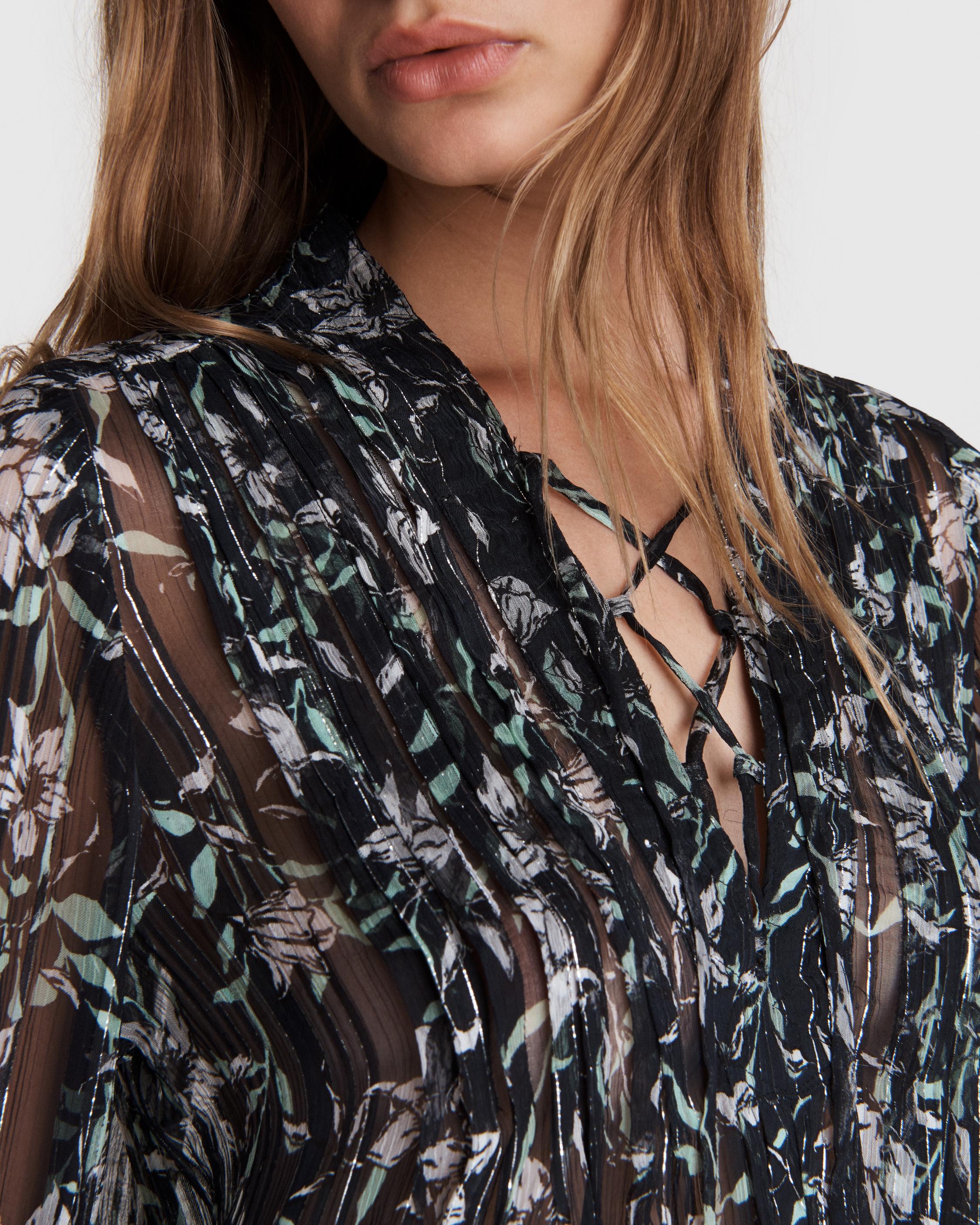 Sachi Floral Viscose Top image number 6