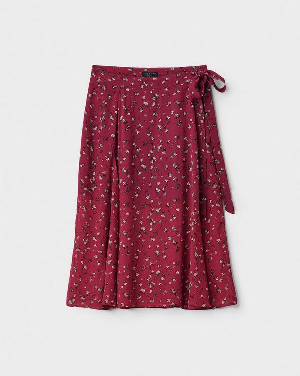 Lily Floral Midi Skirt image number 2