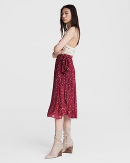Lily Floral Midi Skirt image number 4