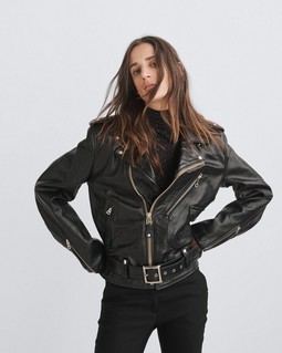Dallas Leather Moto Jacket image number 1