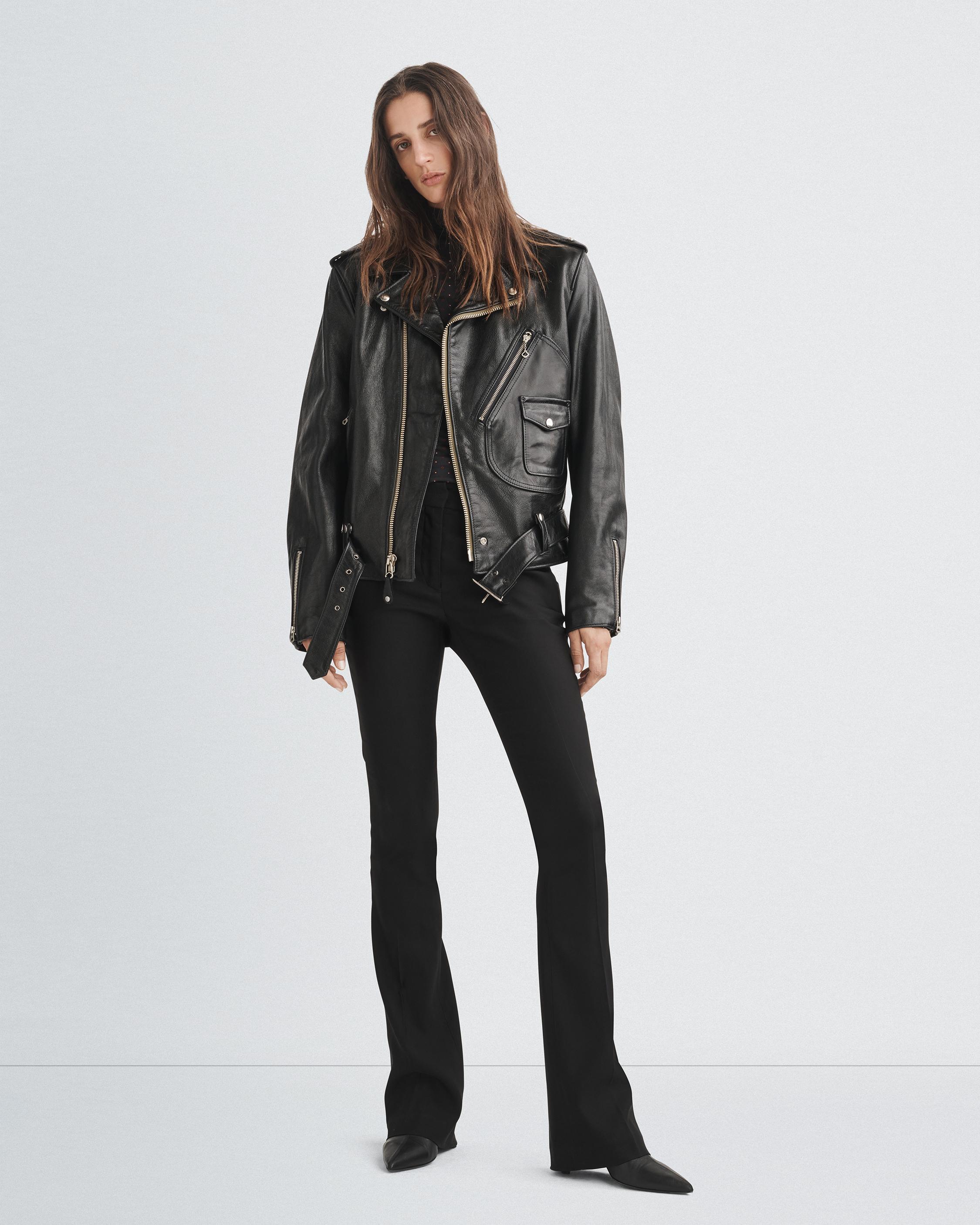 Rag and bone leather moto jacket best sale