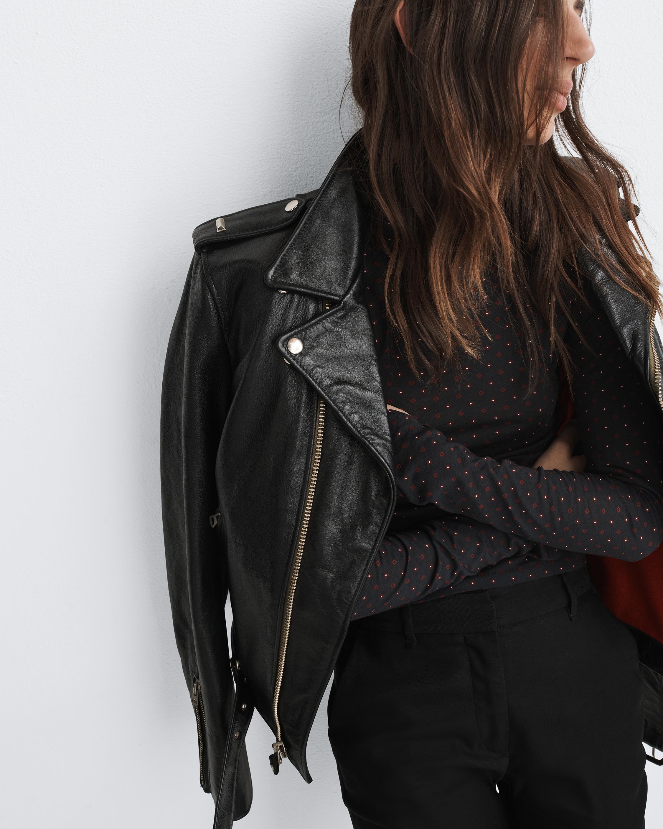 Rag and bone hot sale leather moto jacket