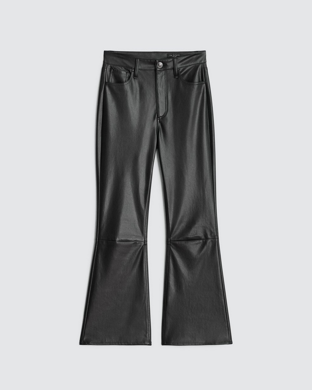 Casey Faux Leather Cropped Flare