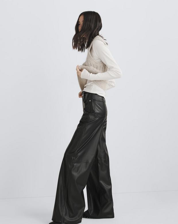 Sofie Faux Leather Pant image number 7