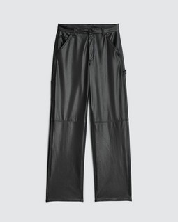 Sid Faux Leather Carpenter Pant image number 2