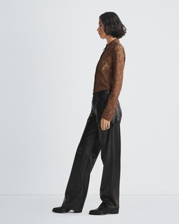 Sid Faux Leather Carpenter Pant image number 4